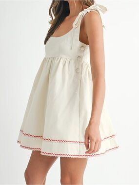 NWT Tie Shoulder Dress
